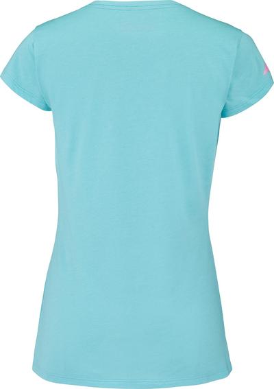 Babolat Womens Exercise Flag Tee - Blue Marl/Pink - main image