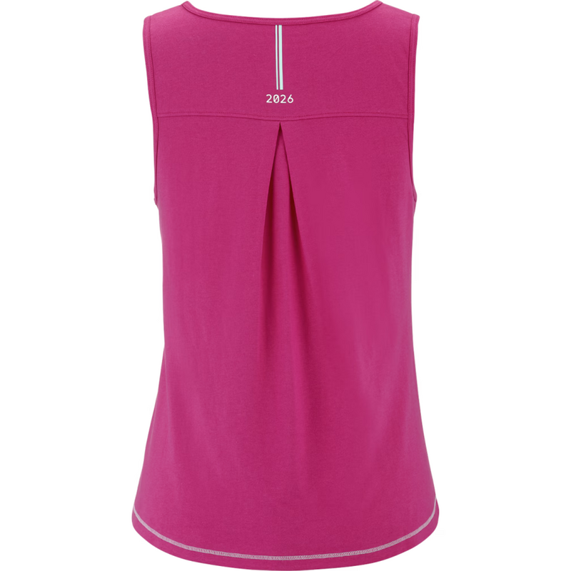 Babolat Womens Exercise Cotton Tank Top - Peacock Pink - main image