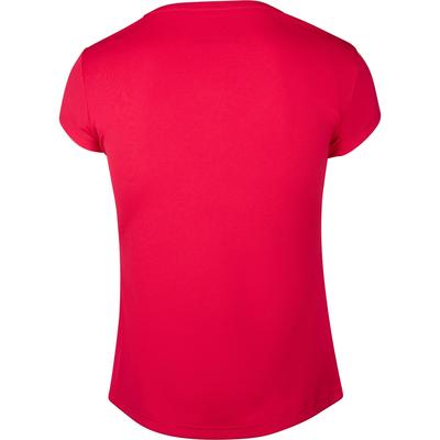 Babolat Womens Exercise Graphic Tee - Red Rose