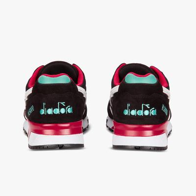 Diadora Mens N9000 III Running Shoes - Black Waterfall/Chilli Pepper - main image