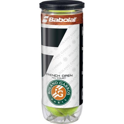 Babolat French Open All Court Tennis Balls (3 Ball Can) Quantity Deals - main image
