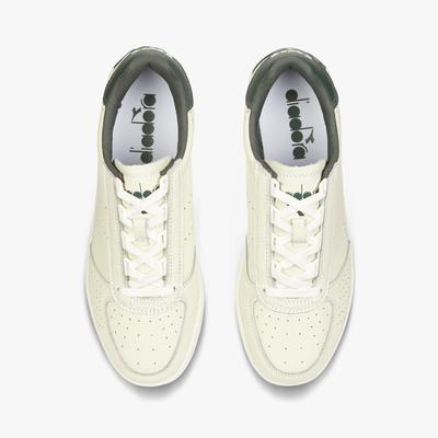 Diadora Mens B.Elite Premium L Shoes - White/Jungle Green - main image