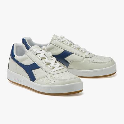 Diadora Mens B.Elite Premium L Shoes - White/Blue - main image