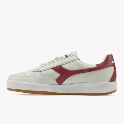 Diadora Mens B.Elite Premium L Shoes - White/Red - main image