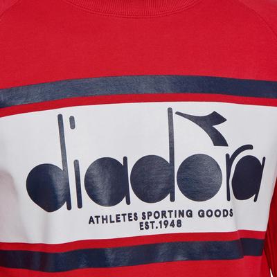 Diadora Mens Crew Sweatshirt - Red - main image