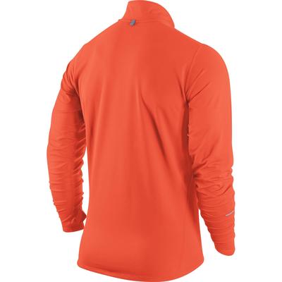 Nike Mens Element 1/2 Zip LS Running Shirt - Hyper Crimson/Reflective Silver - main image