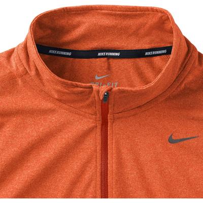 Nike Mens Element 1/2 Zip LS Running Shirt - Hyper Crimson/Reflective Silver - main image
