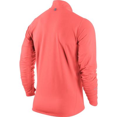 Nike Mens Element 1/2 Zip LS Running Shirt - Bright Mango/Reflective Silver - main image