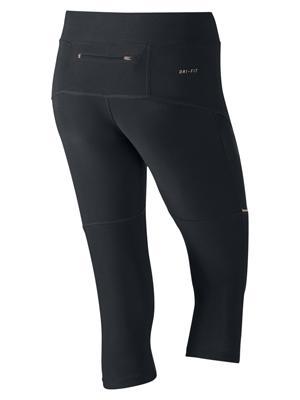 Nike Womens Filament Capri 3/4 Length - Black/Matte Silver - main image