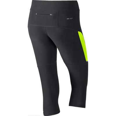 Nike Womens Filament Capri 3/4 - Anthracite/Volt/Matte Silver - main image