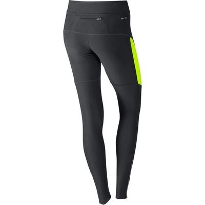 Nike Womens Filament Running Tights - Anthracite/Volt/Matte Silver - main image