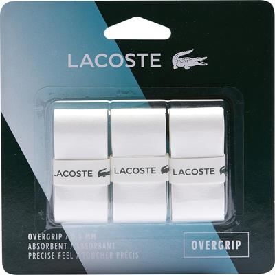Lacoste L20 Overgrips (Pack of 3) - White