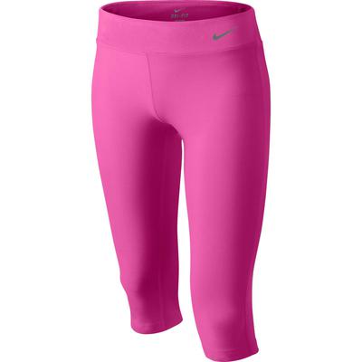 Nike Girls Legend Capri Tights - Pink Pow/Cool Grey - main image