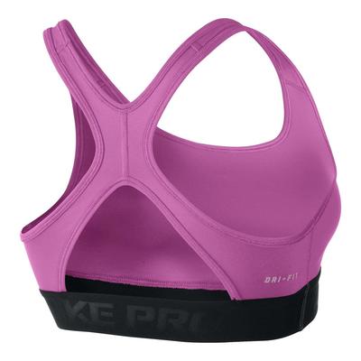 Nike Pro HyperCool Sports Bra - Pink/Black - main image
