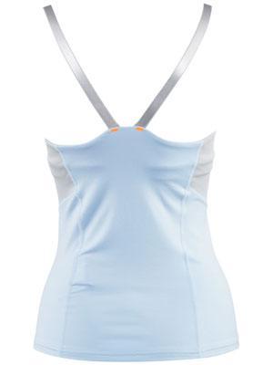 Nike Womens Premier Maria Tank - Ice Blue/Strata Grey/Bright Citrus - main image