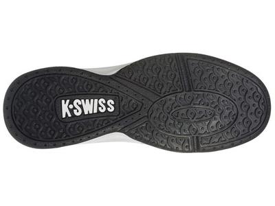 K-Swiss Kids Optim II Omni Tennis Shoes - White/Navy (Size 3-5.5) - main image