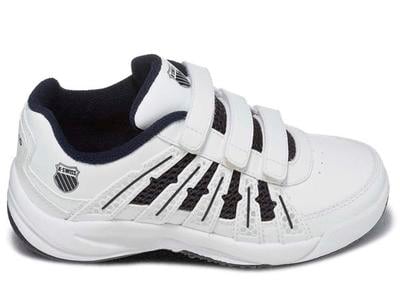 K-Swiss Childrens Optim II Omni Strap Shoes - White/Navy (10-2.5) - main image
