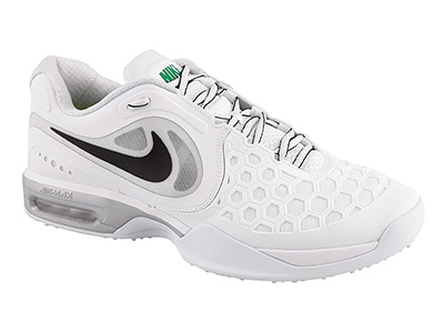 Nike Mens Air Max CourtBallistec 4.3 Grass Court Shoes - White/Platinum - main image