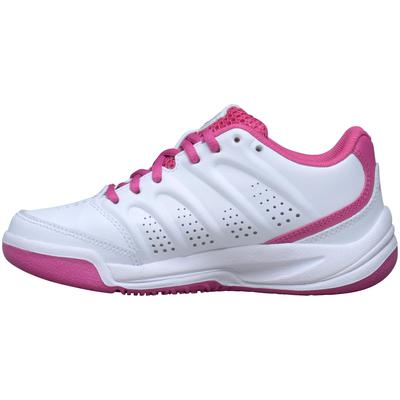 K-Swiss Kids Ultrascendor Omni Tennis Shoes [Size J10-2 1/2] - White/Pink
