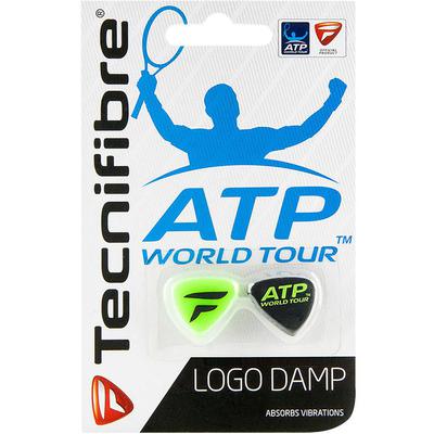 Tecnifibre ATP Logo Vibration Dampeners - Black/Green - main image