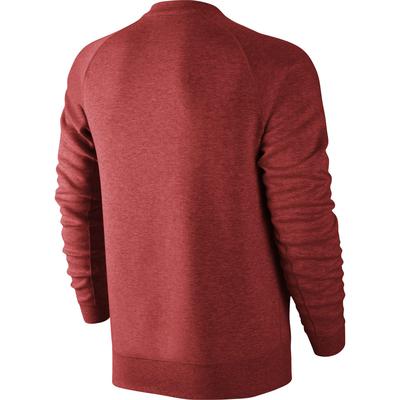 Nike Mens Tech Fleece Crew Sweatshirt - Red - main image