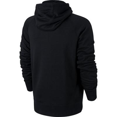 Nike Mens AW77 Intentional Full-Zip Hoodie - Black - Tennisnuts.com