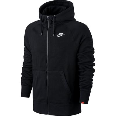 Nike Mens AW77 Intentional Full-Zip Hoodie - Black - Tennisnuts.com