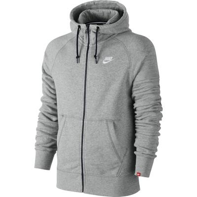 Nike Mens AW77 Intentional Full-Zip Hoodie - Dark Grey Heather - main image
