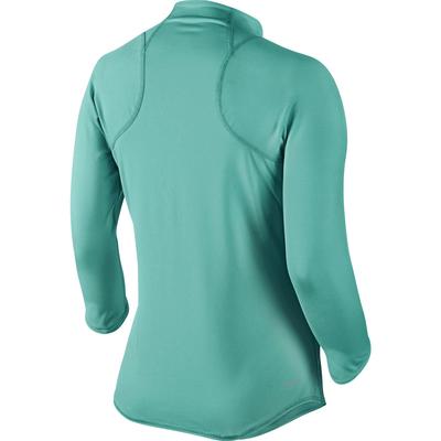 Nike Womens Baseline 1/2 Zip Top - Light Retro/Matte Silver - main image