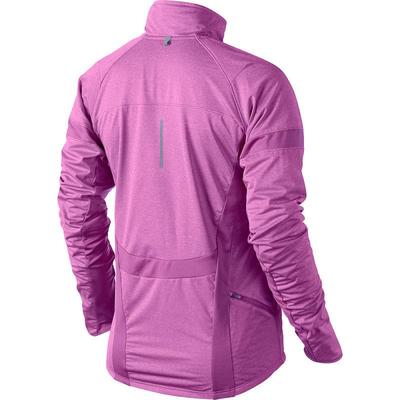 Nike Womens Shield Element FZ Running Jacket - Pink/Reflective Silver - main image