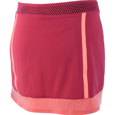 Nike Girls US Open Maria Skirt - Fusion Red/Coral/Silver logo - main image