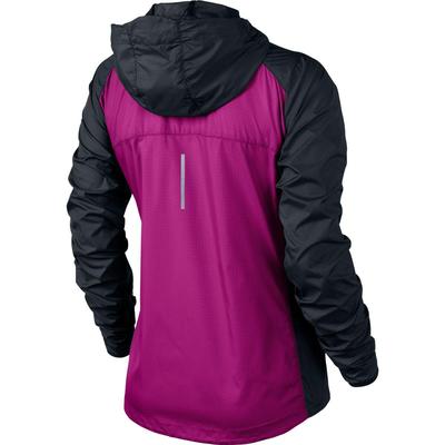 Nike Womens Racer Woven Running Jacket - Magenta//Reflective Silver - main image