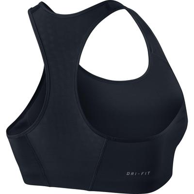 Nike Shape Swoosh Sports Bra - Black/White - main image