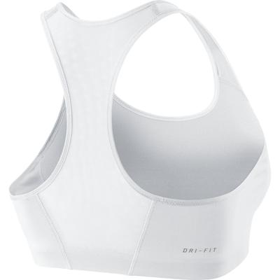 Nike Shape Swoosh Sports Bra - White/Black - main image