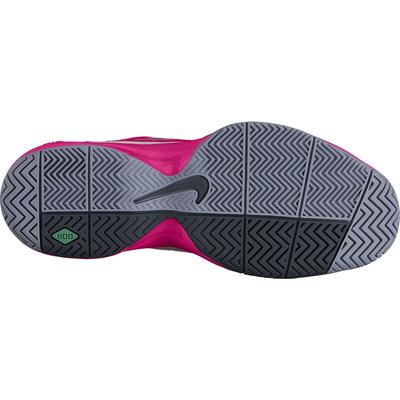 Nike Womens Air Cage Court Tennis Shoes - Ivory/Hyper Pink - main image