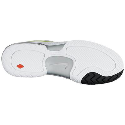 Nike Mens Air Max Cage Tennis Shoes - White/Green - main image