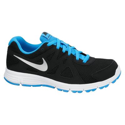 Nike Boys Revolution 2 Running Shoes - Black/Silver (Size 3 to 6) - main image