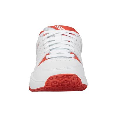 K-Swiss Kids Smash Omni Tennis Shoes - White/Fiesta - main image