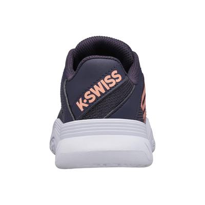 K-Swiss Kids Court Express Omni Tennis Shoes - Graystone/Peach Nectar