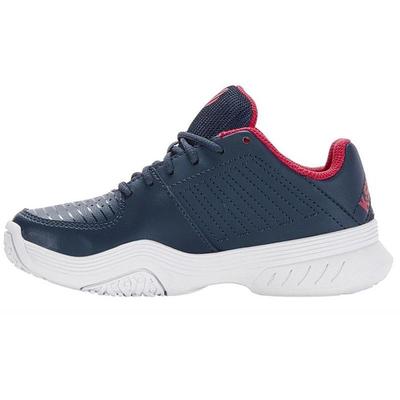 K-Swiss Kids Court Express Omni Tennis Shoes - Navy Blue/Red - main image