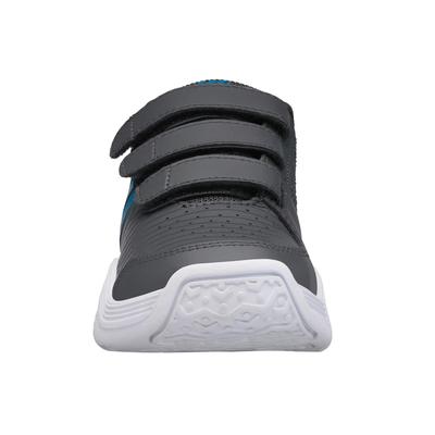 K-Swiss Kids Court Express Strap Omni Tennis Shoes - Dark Shadow