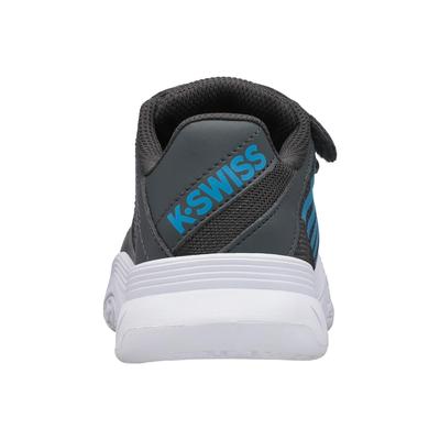K-Swiss Kids Court Express Strap Omni Tennis Shoes - Dark Shadow