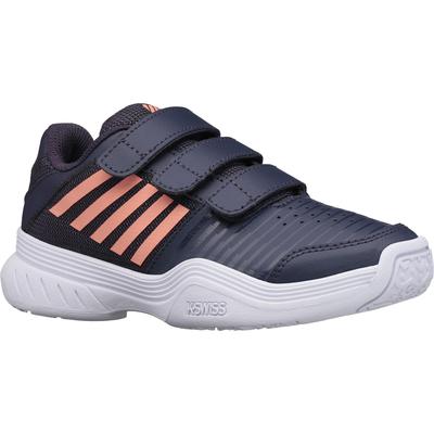 K-Swiss Kids Court Express Strap Omni Tennis Shoes - Navy Blue - main image