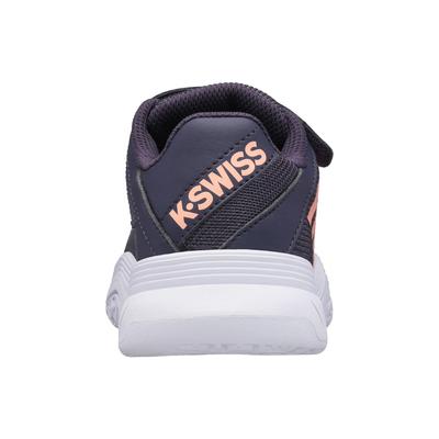 K-Swiss Kids Court Express Strap Omni Tennis Shoes - Navy Blue