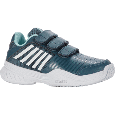 K-Swiss Kids Court Express Strap Omni Tennis Shoes - Teal - main image