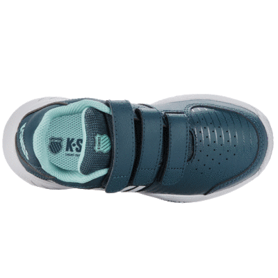 K-Swiss Kids Court Express Strap Omni Tennis Shoes - Teal - main image
