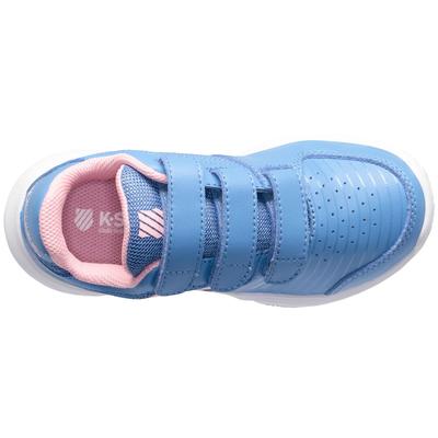 K-Swiss Kids Court Express Omni - Light Blue/Pink - main image