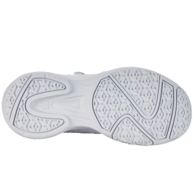 K-Swiss Kids Court Express Strap Omni Tennis Shoes - White/Silver - main image