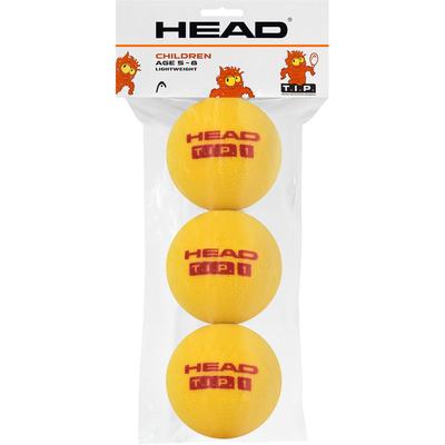 Head TIP Foam Lightweight Junior Tennis Balls (3 Ball Pack) - main image