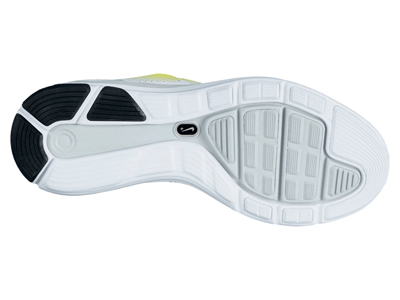 Nike Mens LunarGlide+ 4 Breathe Running Shoes - Volt/White/Platinum - main image